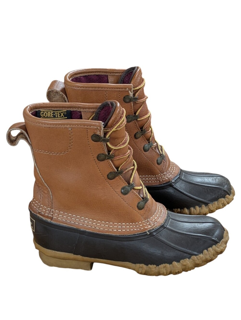 L.L. Bean Thinsulate Gore-Tex Duck Boots Size 6 Womens - Picture 2 of 12